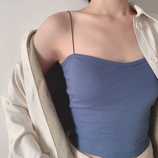 Áo Bra 2 Dây Mảnh Dáng Lửng Xinh Xinh