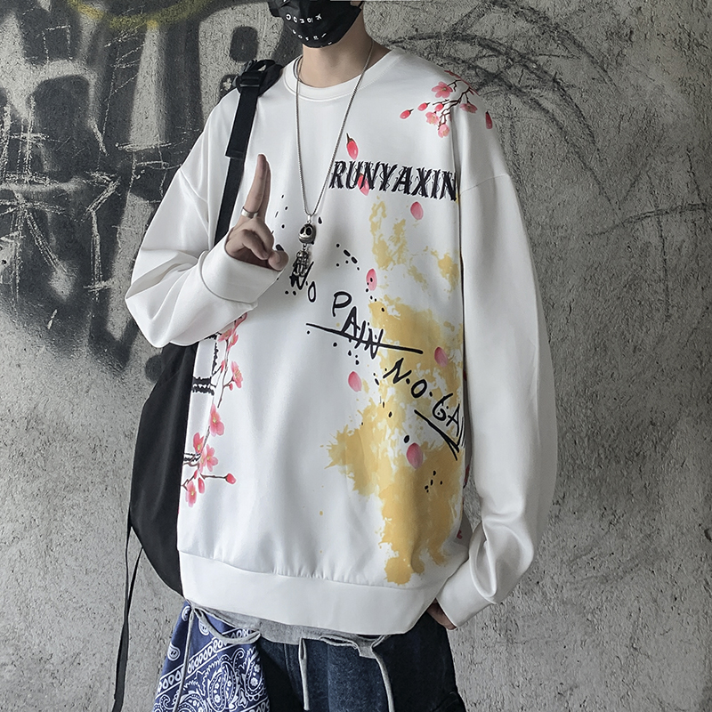 Áo Thun Hip Hop Tay Dài In Họa Tiết Graffiti Với 2 Màu Cá Tính Cho Nam S-Xxl | BigBuy360 - bigbuy360.vn