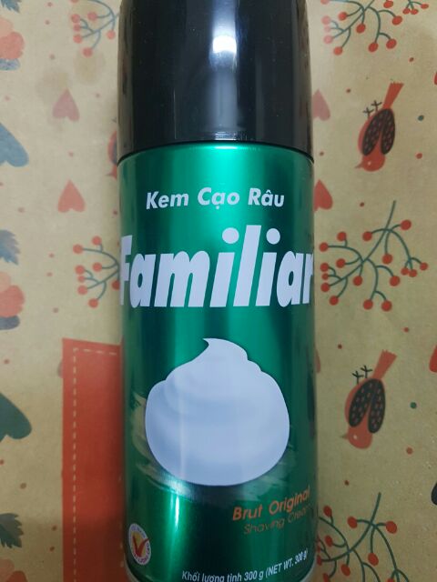 Kem, Bọt cạo râu Familiar 300g NEW