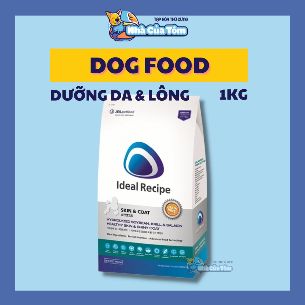 IDEAL RECIPE - Thức ăn hạt dinh dưỡng lí tưởng cho chó túi 1kg