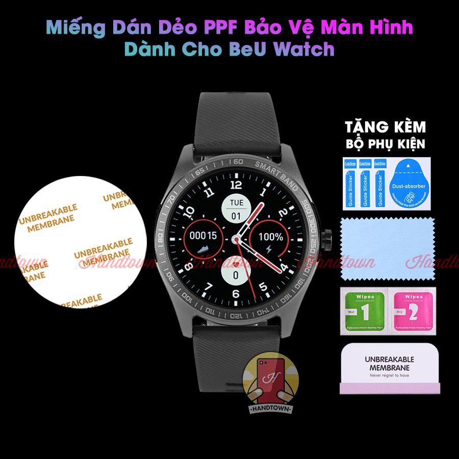 Miếng Dán Màn Hình PPF Cường Lực Dẻo Đồng hồ thông minh BeU Watch KW11 KW09 KW33 BeU Fit KW19 Fit KW17 Fit KW03 BeU PT2