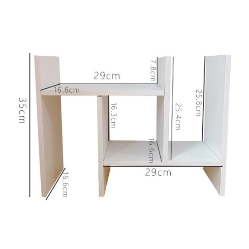 Kệ sách để bàn đa năng điều chỉnh được, thiết kế sang trọng