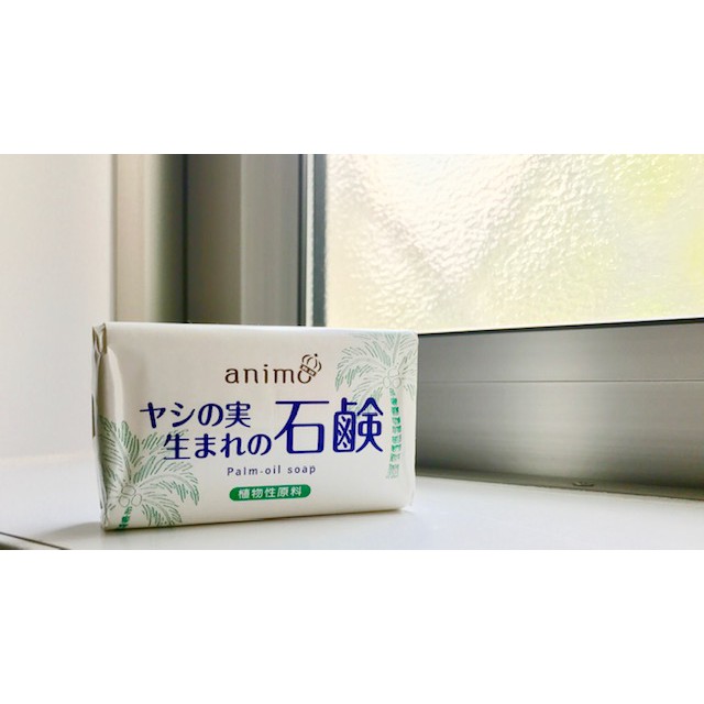 XÀ BÔNG TẮM ANIMO HƯƠNG DẦU CỌ 80 GR (SET 3) 100% TỪ THIÊN NHIÊN - HÀNG NHẬT NỘI ĐỊA