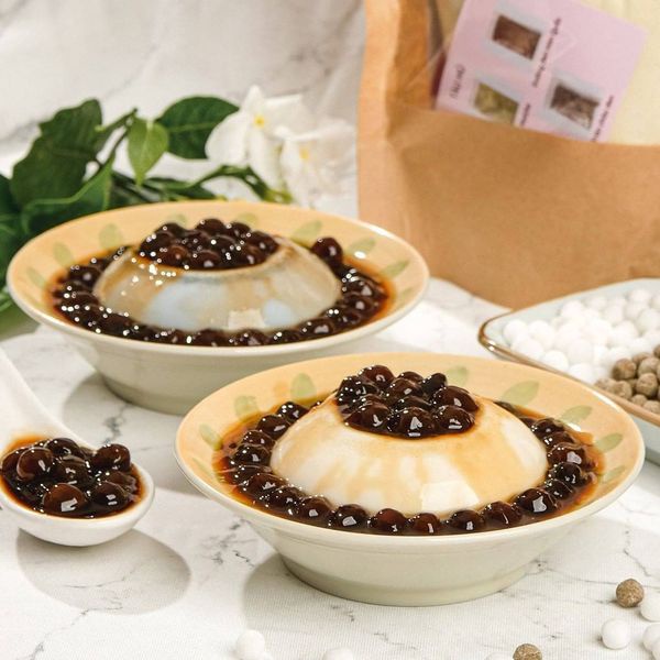 Set Tàu Hũ Trân Châu Đường Đen - Nguyên Liệu Nấu Tàu Hũ Trân Châu Đường Đen