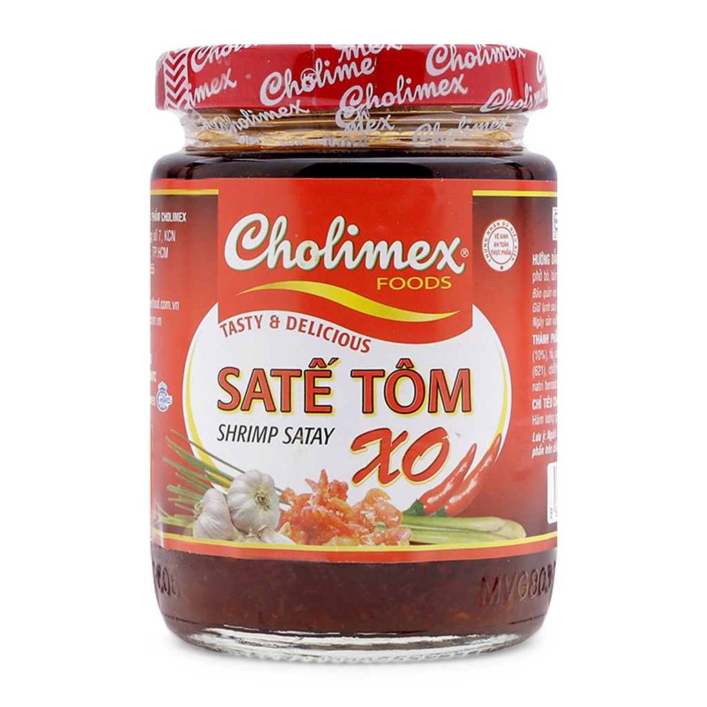 Satế Tôm Cholimex (Hủ Thuỷ Tinh) 170g