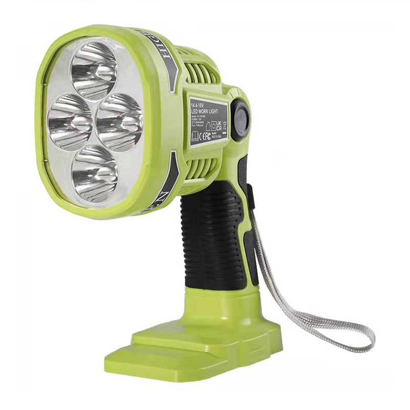 Đèn Pin LED Chiếu Sáng Ngoài Trời Cho RYOBI 18V Lithium Nickel One + Pin