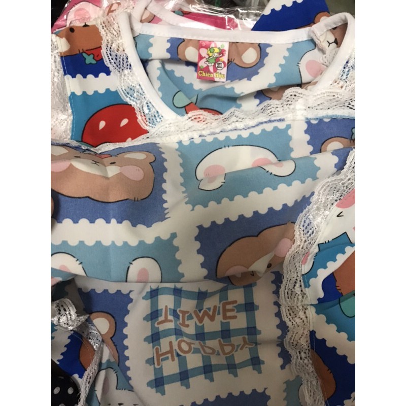 Bộ tôn / lanh bé gái size trung 20-26kg