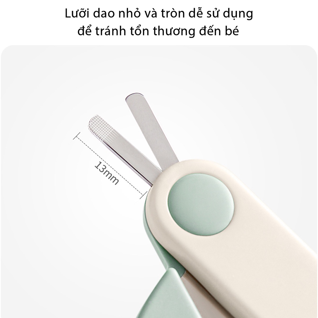 Bộ cắt móng tay, bấm móng tay cho bé sơ sinh, đồ vệ sinh tai cho trẻ cao cấp Kub