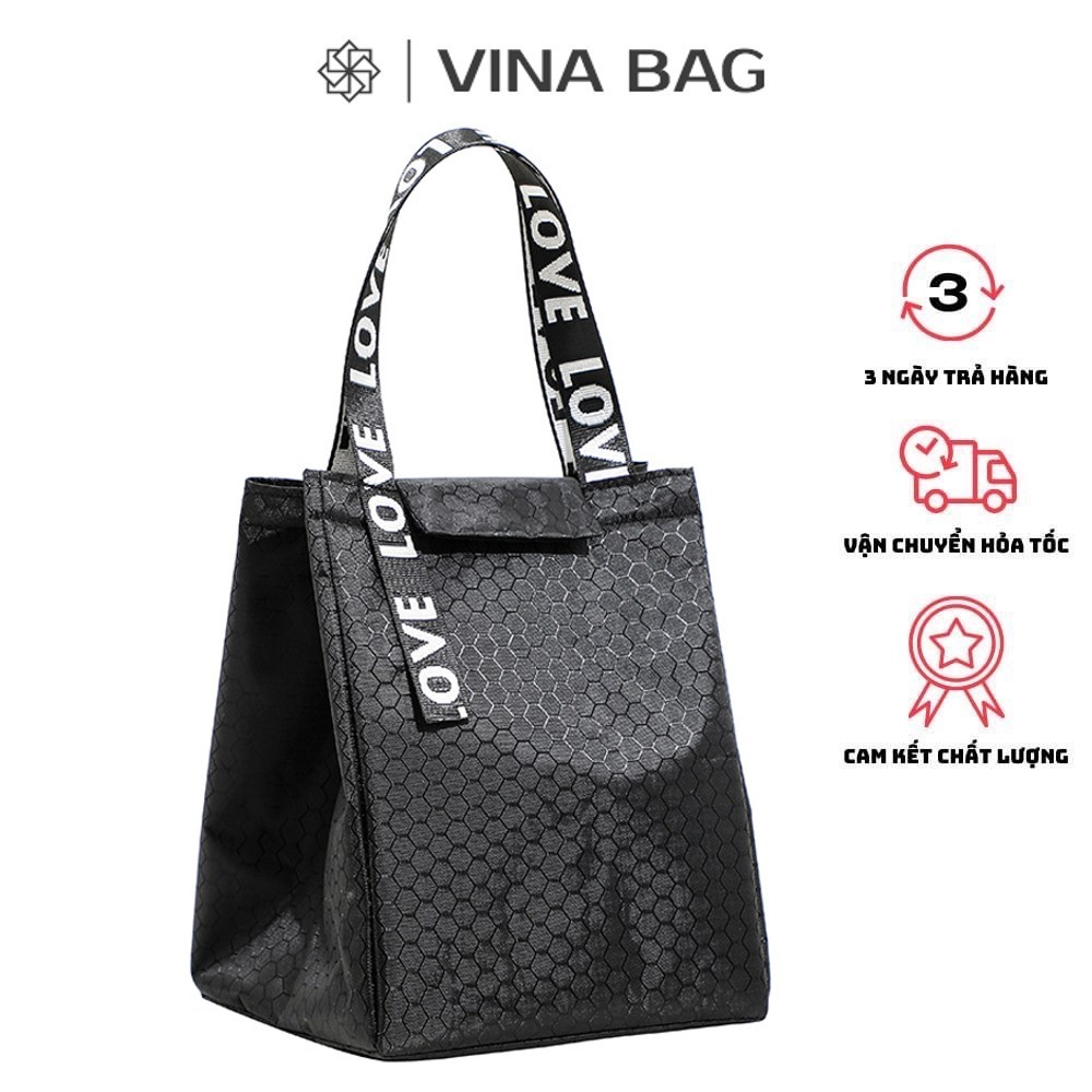 Túi đựng cơm trưa lót nhôm giữ nhiệt chống thấm nước VNBAGS cao cấp