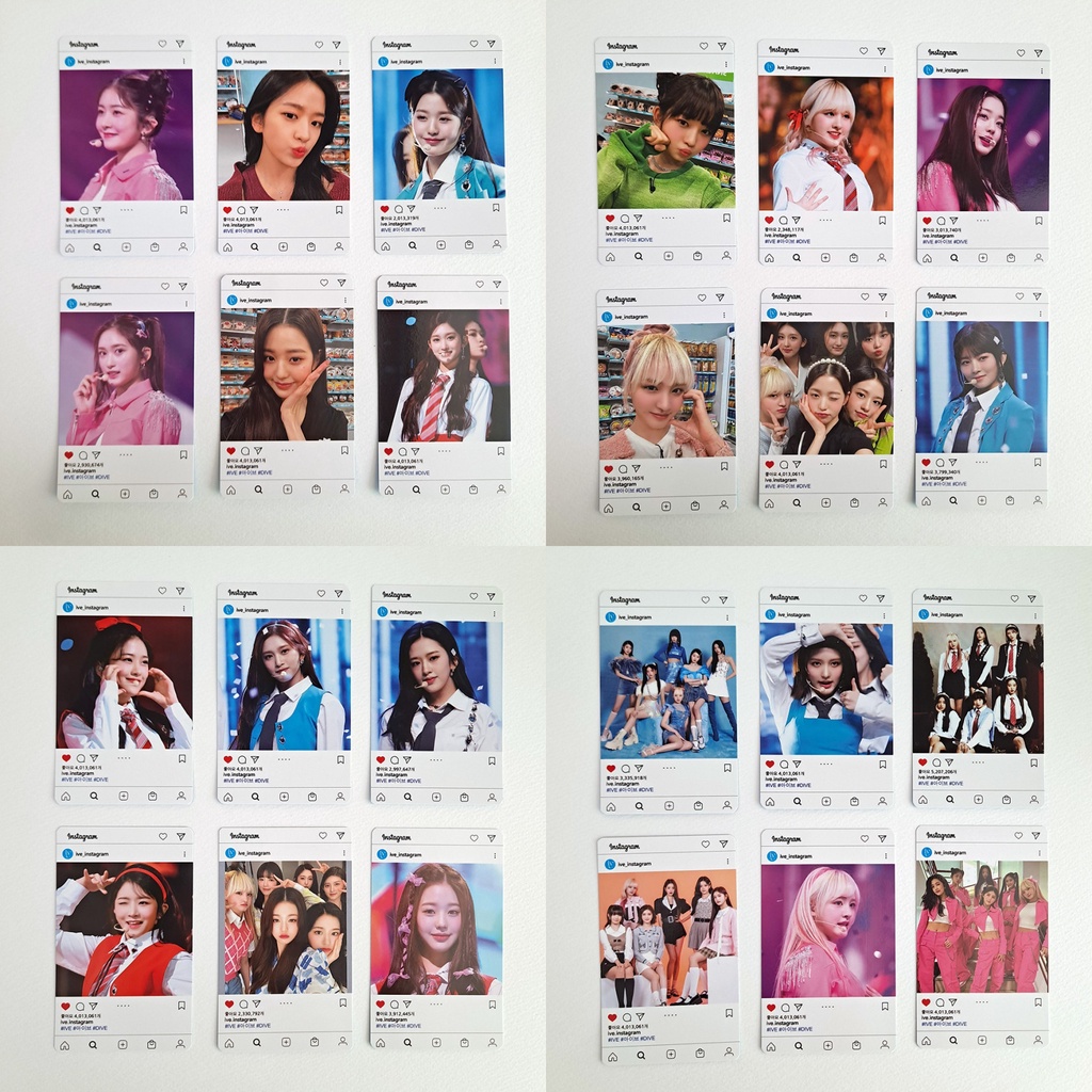 IVE PHOTOCARD SET 60 Chiếc