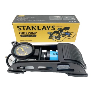 Bơm Stanlay-bơm đạp chân 1/2 xi lanh bơm xe đạp, xe máy, ô tô, siêu khỏe, siêu bền