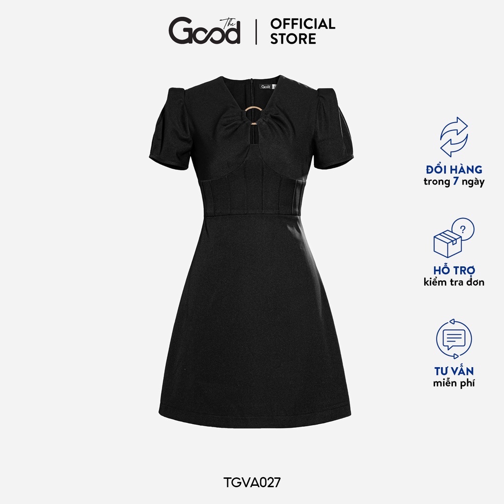 Váy Mini Tay Cách Điệu Corset Eo The Good/ Donna Dress