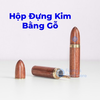 Hộp Đựng Kim Thêu Tay Bằng Gỗ
