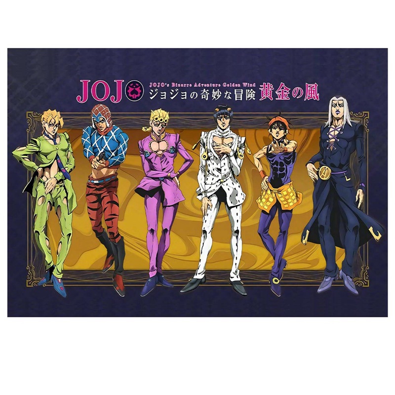 Poster treo tường trang trí hình anime jojo's bizarre adventure 42cm*29.7cm độc đáo