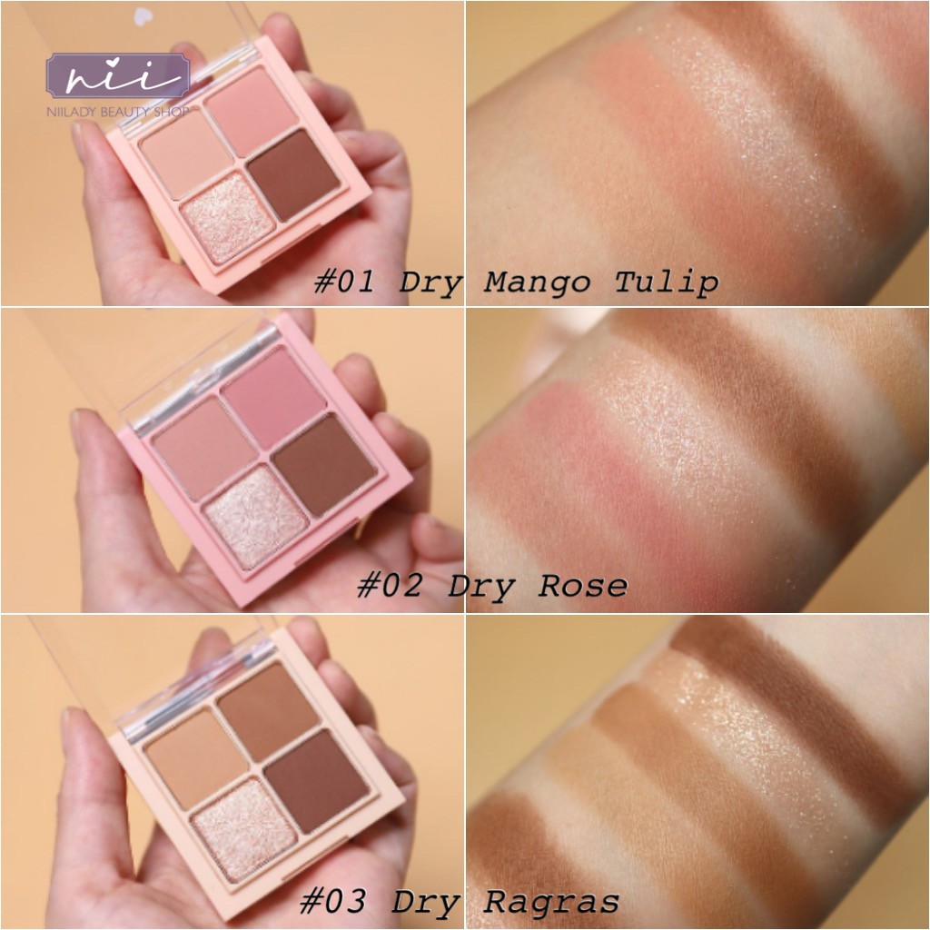 Màu mắt 4 ô Romand Better Than Eyes