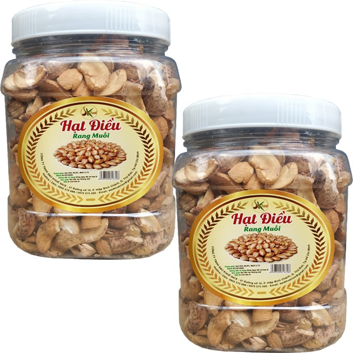 1kg Hạt điều vỡ rang muối chất lượng SKFOOD | BigBuy360 - bigbuy360.vn