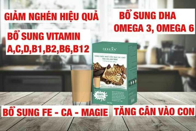 TINH CHẤT NGŨ CỐC HẠT ÓC CHÓ