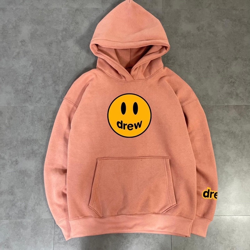 Áo hoodie drew house mặt cười hellbear store , áo nỉ bông hoodie unisex nam nữ