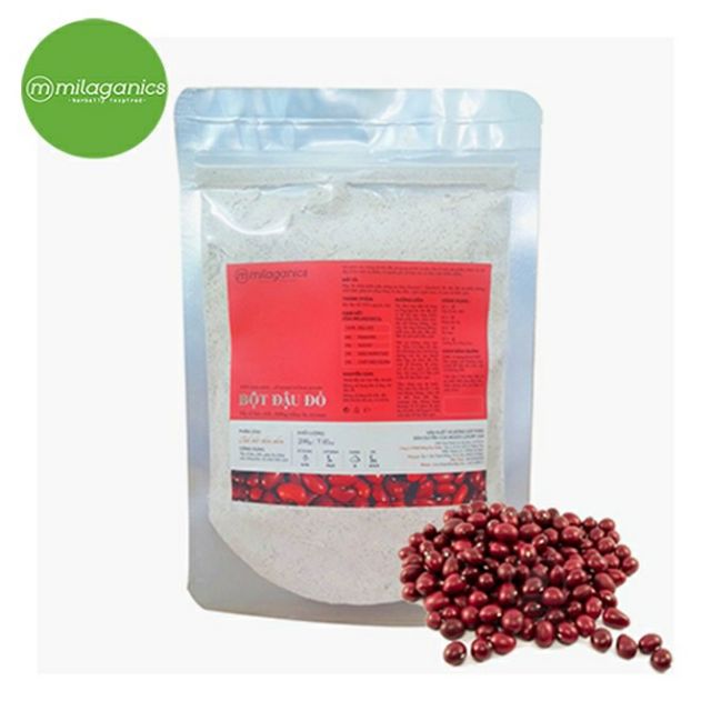 Combo Milaganics: Bột đậu đỏ 200g & Bột yến mạch 200g & Bột cám gạo 200g | BigBuy360 - bigbuy360.vn