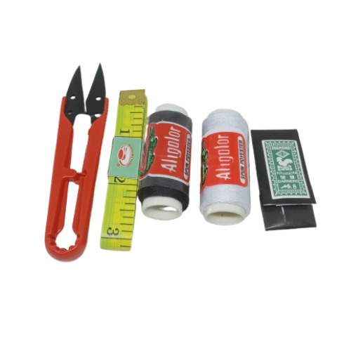 Combo 4 món đồ dùng may vá (kéo-chỉ-kim-dây đo)-may đồ-may quần áo