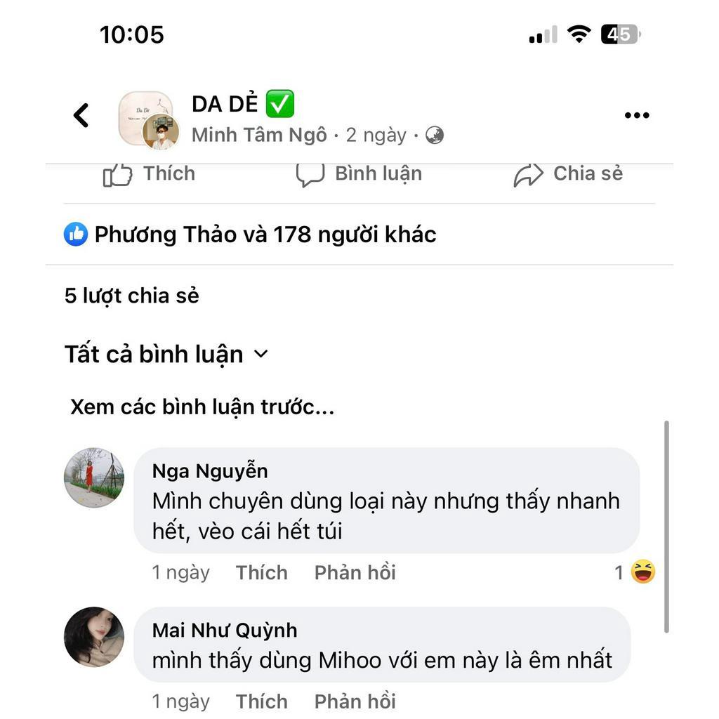 Bông tẩy trang Miniso 180 miếng