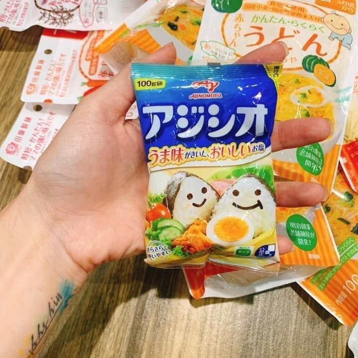 Muối Nhạt Ajinomoto Nội Địa Nhật Giảm 50% Độ Mặn - Gói 100g