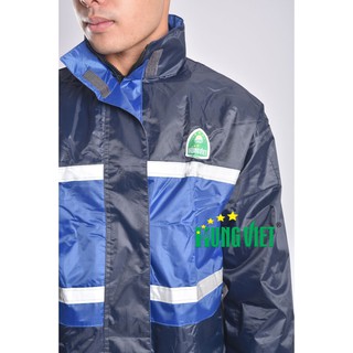 Áo mưa 2 lớp phản quang