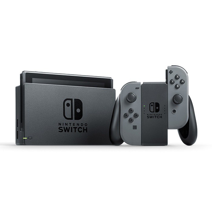 Máy Nintendo Switch V2 Màu Grey Joy-Con - Model Mới 2019 -Dung Lượng Pin Gấp Đôi