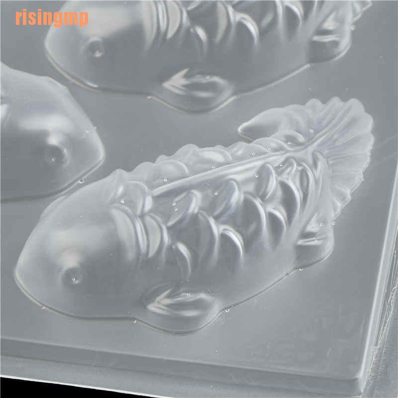 Khuôn Làm Bánh Chất Liệu Silicone Hình Cá Chép 3D Sáng Tạo