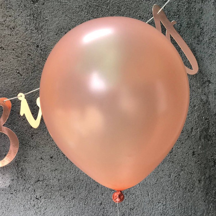 10PCS 12inch Rose Gold Latex Balloons Birthday Party Wedding Decoration Supplies