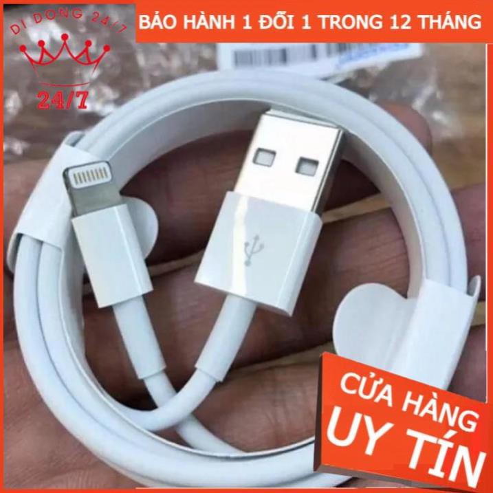 Bộ Củ Cáp Iphone.Dây Sạc Iphone Chính Hãng Không Nóng Máy Dành Cho Dòng Ip 5/6/6s/7/8/X/Xsmax.Bảo hành 12 tháng 1 đổi 1