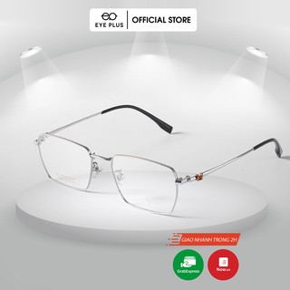 Gọng kính mắt cận nam nữ thời trang EYE PLUS dáng vuông gọng mảnh sang trọng G650-89038
