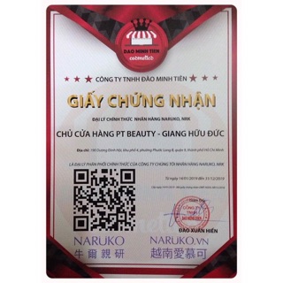 Hộp mặt nạ Naruko tràm trà 8 miếng