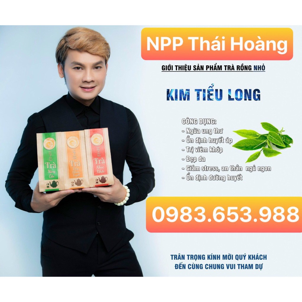 [HOT HOT] COMBO 3 LOẠI TRÀ RỒNG NHỎ CHUYÊN TRỊ MẤT NGỦ [ĐỘC QUYỀN NGHỆ SĨ KIM TIỂU LONG] - NHÀ PHÂN PHỐI THÁI HOÀNG | BigBuy360 - bigbuy360.vn