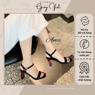 San Đan cao gót 9p hậu C gót màu hót hít