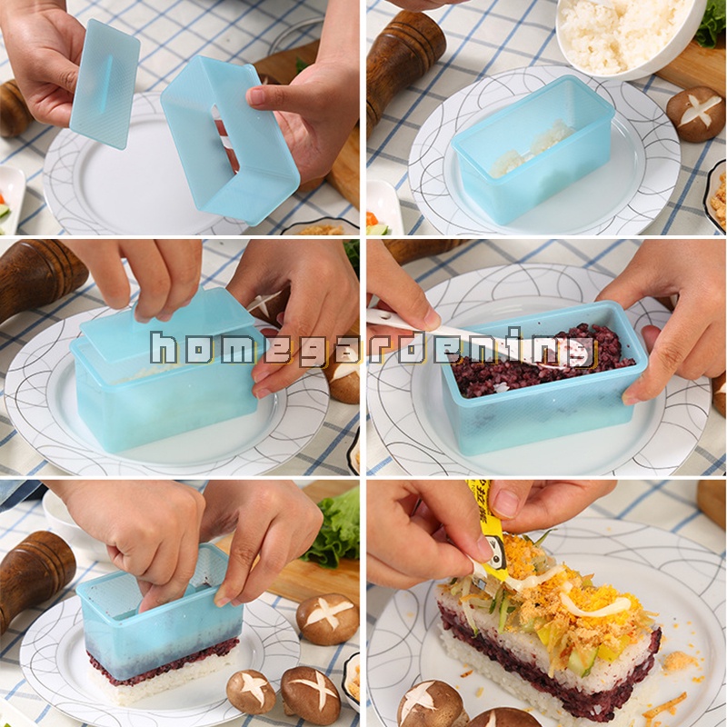 Khuôn Làm Cơm Nắm Hình Chữ Nhật