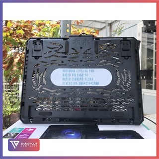Đế Tản Nhiệt Laptop M2 2FAN LED BLUE