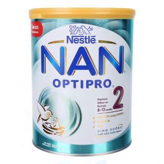 Sữa bột NAN 2 Optipro 800g (cho trẻ từ 6 đến 12 tháng tuổi)