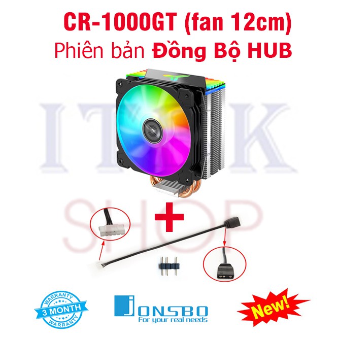 Tản nhiệt CPU Jonsbo CR1000 / CR1000GT / CR1000-GT LED ARGB Sync