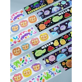 Cuộn dán washitape hoạt hình dễ thương 🌈