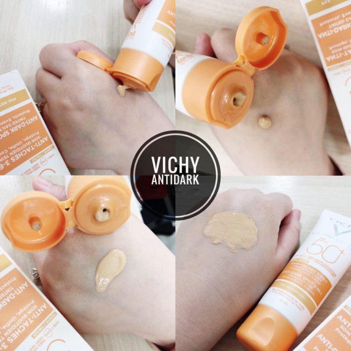 Kem Chống Nắng Vichy Mờ Thâm Nám Capital Soleil Anti Dark Spot 3-in-1