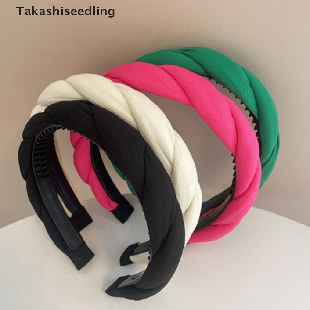 Cài tóc màu trơn kiểu xoắn thời trang cho nữ