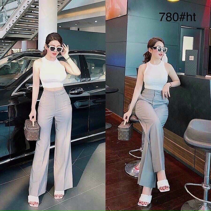 QUẦN ỐNG RỘNG LƯNG CAO
