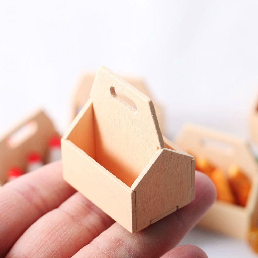 NIUYOU Bộ 4 Khung Gỗ Trang Trí Nhà Búp Bê Tỉ Lệ 1: 12