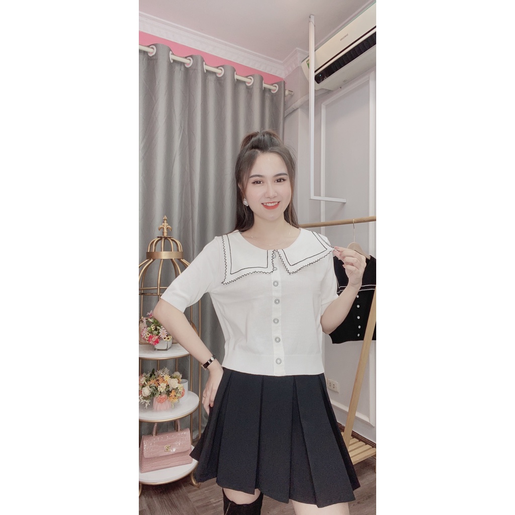 Áo Len Nữ cổ tròn tay lỡ hàn quốc,đẹp dễ mix đồ | BigBuy360 - bigbuy360.vn