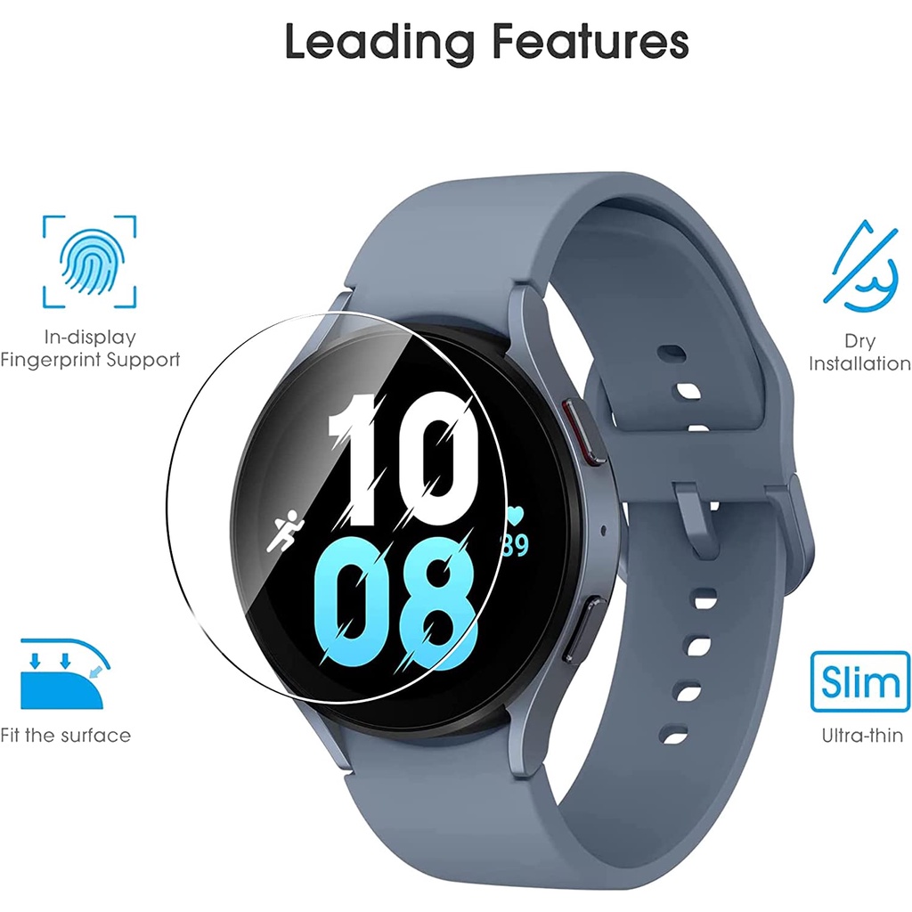 Kính Cường Lực 9H Trong Suốt Bảo Vệ Màn Hình Đồng Hồ Samsung Galaxy Watch 5 40MM 44mm