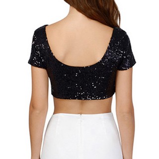 Áo croptop kim sa