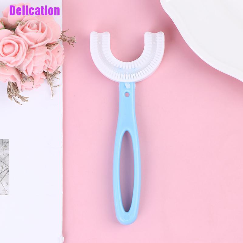 Bàn Chải Đánh Răng Silicone Hình Chữ U Tiện Lợi