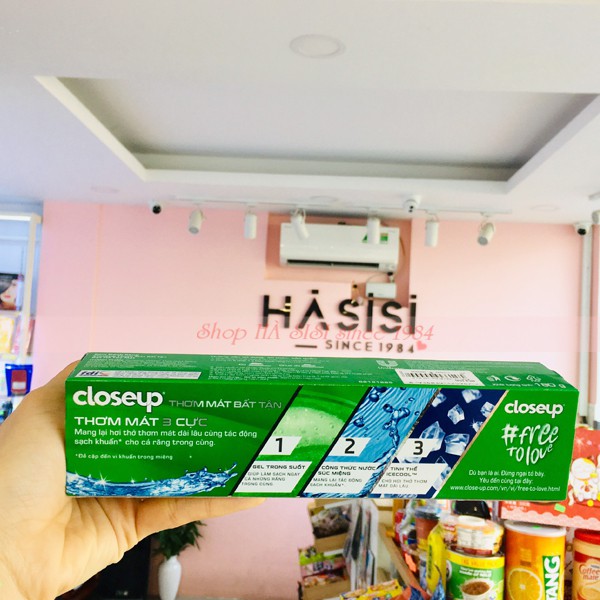 KEM ĐÁNH RĂNG CLOSE UP - Thơm Mát Bất Tận Bạc Hà The Mát 180g