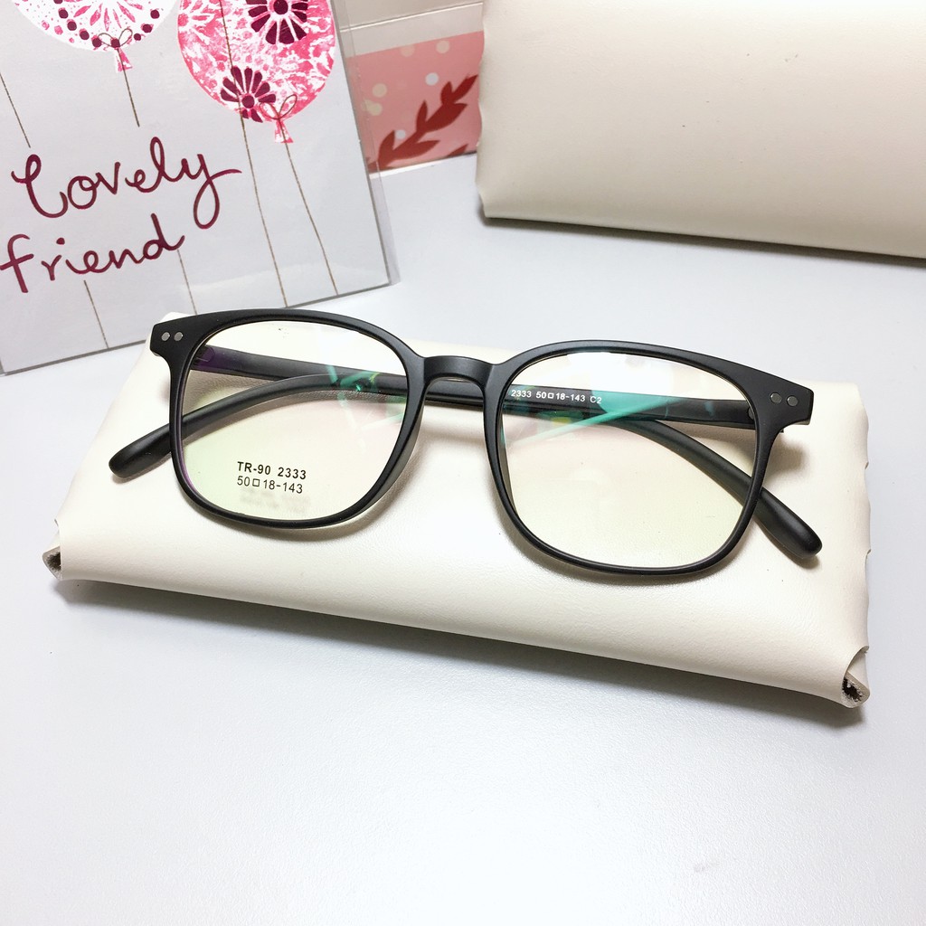 [Mã SKAMCLU7 giảm 10% cho đơn từ 0Đ] Gọng kính vuông 2333 nhận cắt mắt cận viễn loạn | BigBuy360 - bigbuy360.vn